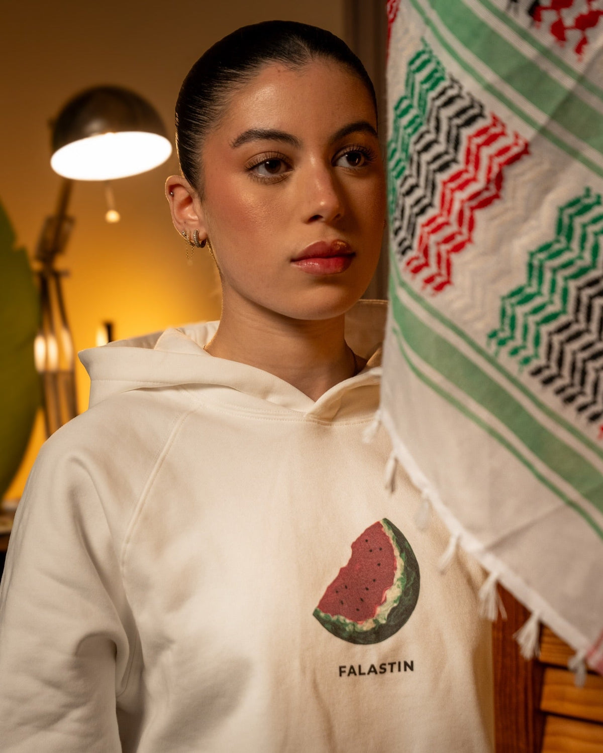 Watermelon Oversized Hooded Sweatshirt