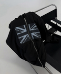 UK Flag Oversized Zipper Hoodie