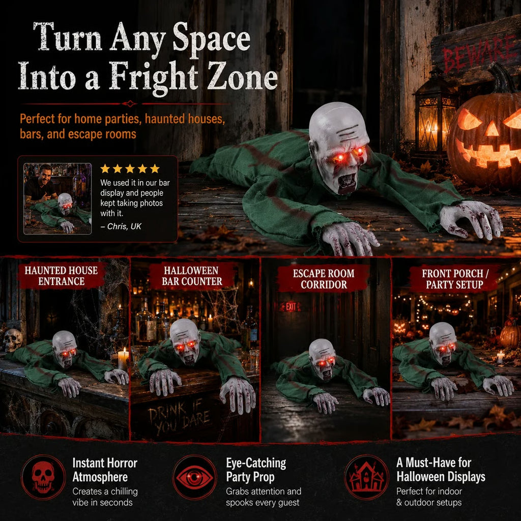 The Crawling Dead — Motion Activated Zombie
