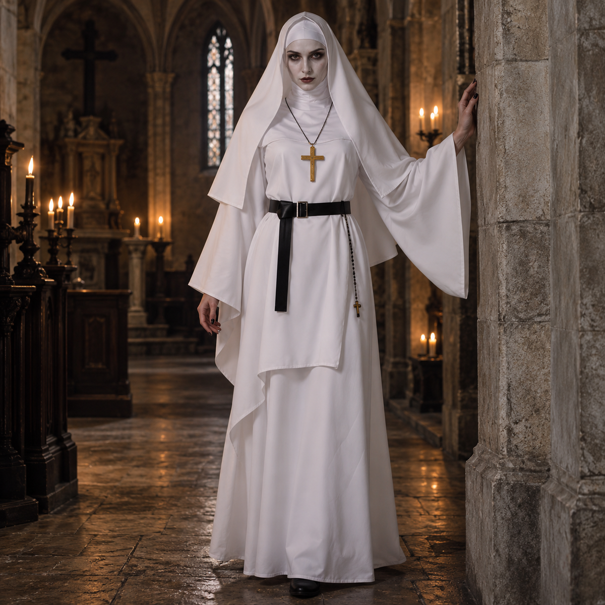 The Haunted Sister — Horror Nun Costume