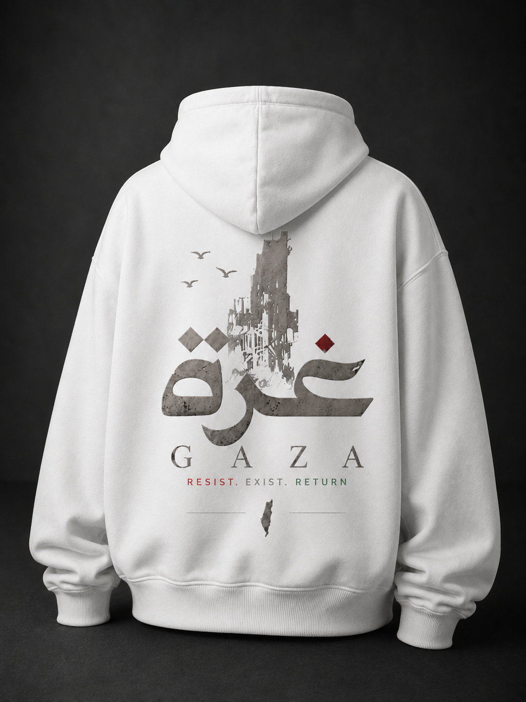 From the Ashes Oversized Hooded Sweatshirt