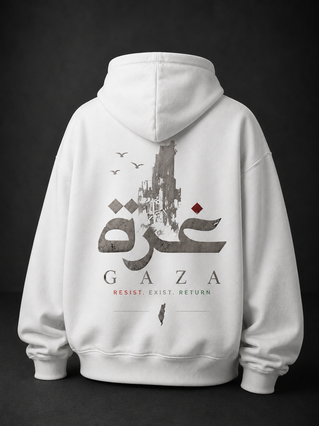 From the Ashes Oversized Hooded Sweatshirt