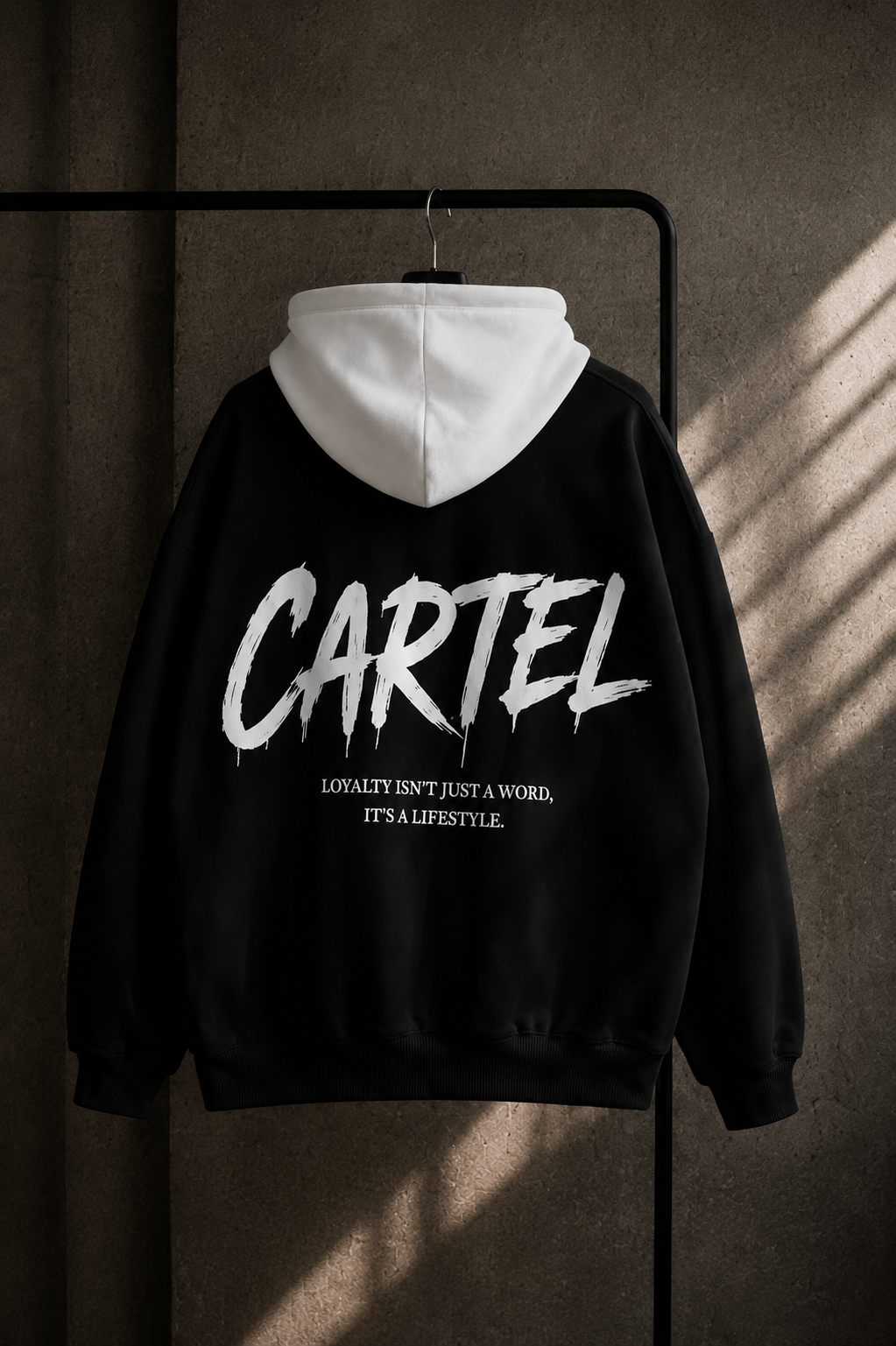 Cartel Loyalty Oversized Hooded Sweatshirt
