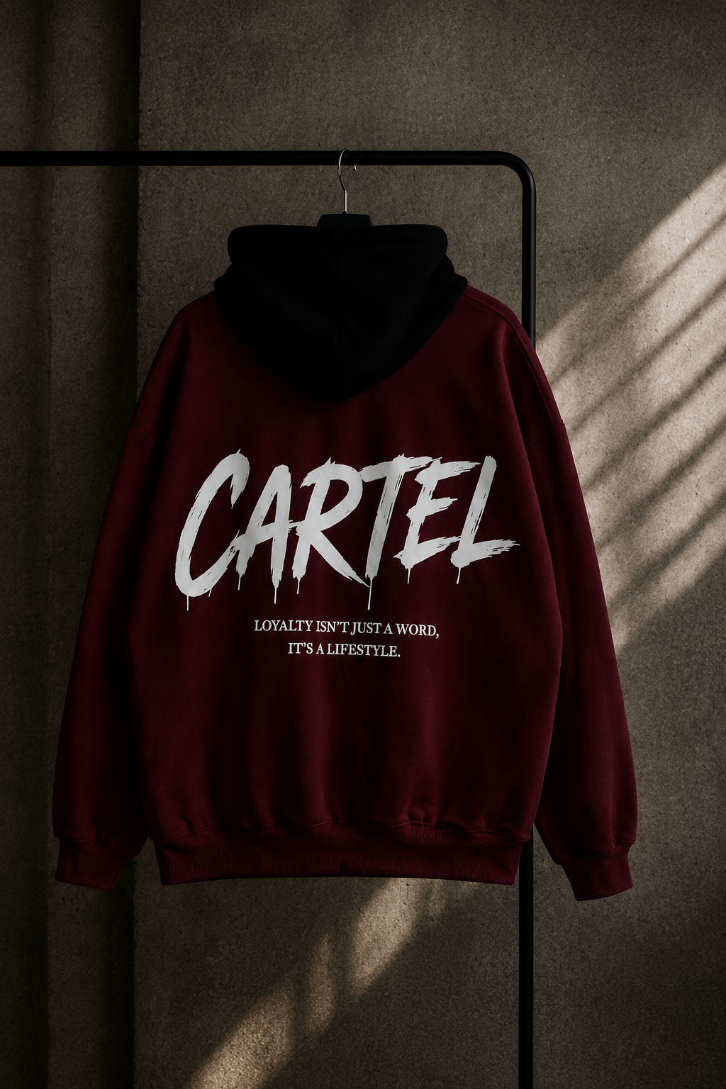 Cartel Loyalty Oversized Hooded Sweatshirt