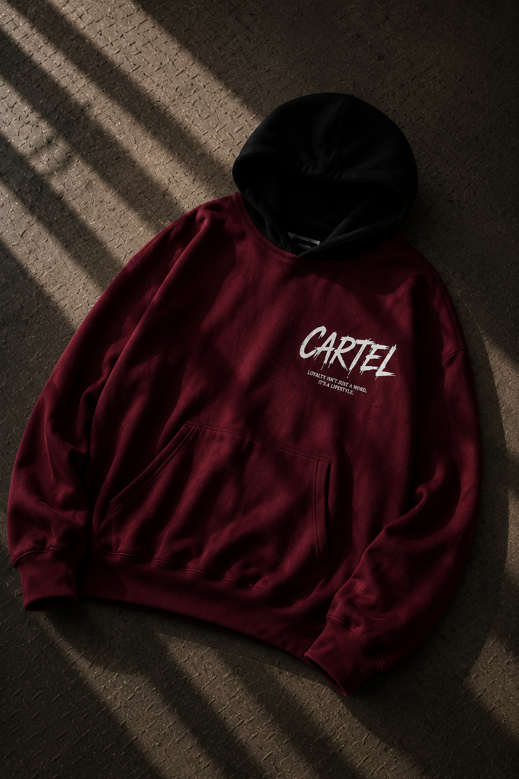 Cartel Loyalty Oversized Hooded Sweatshirt