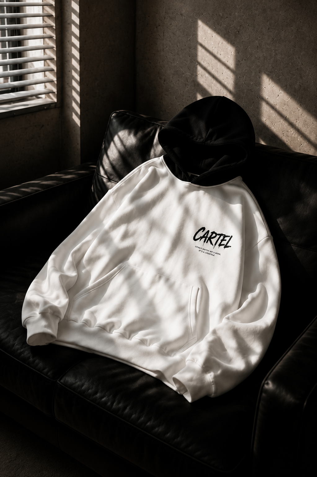 Cartel Loyalty Oversized Hooded Sweatshirt