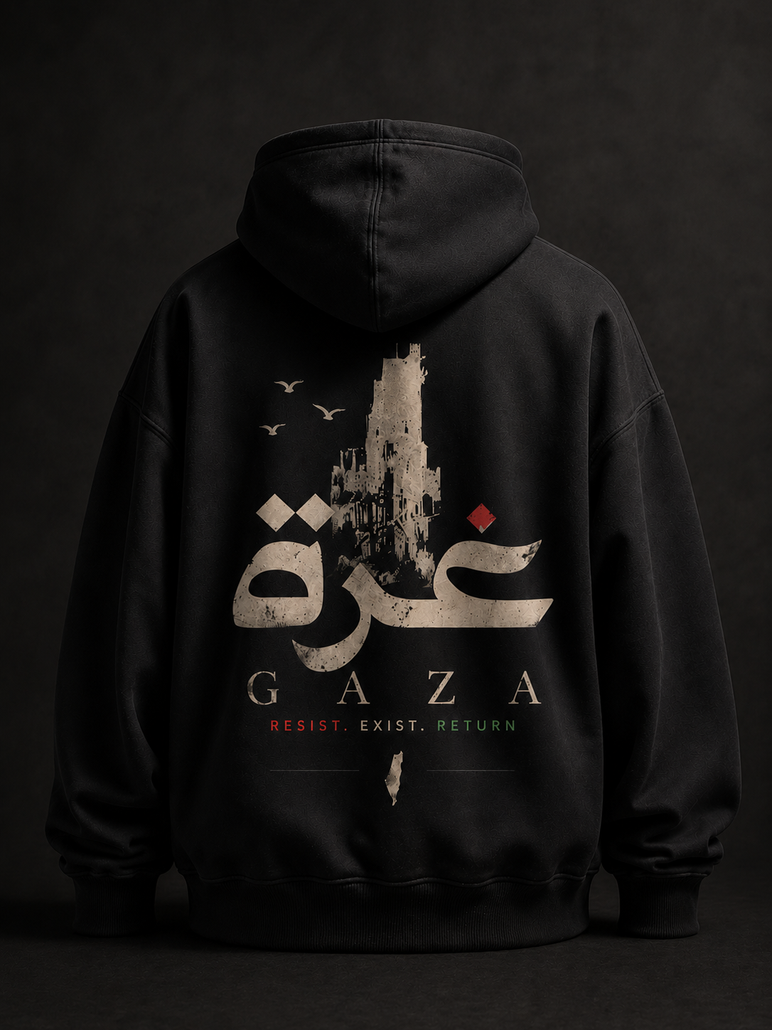 From the Ashes Oversized Hooded Sweatshirt