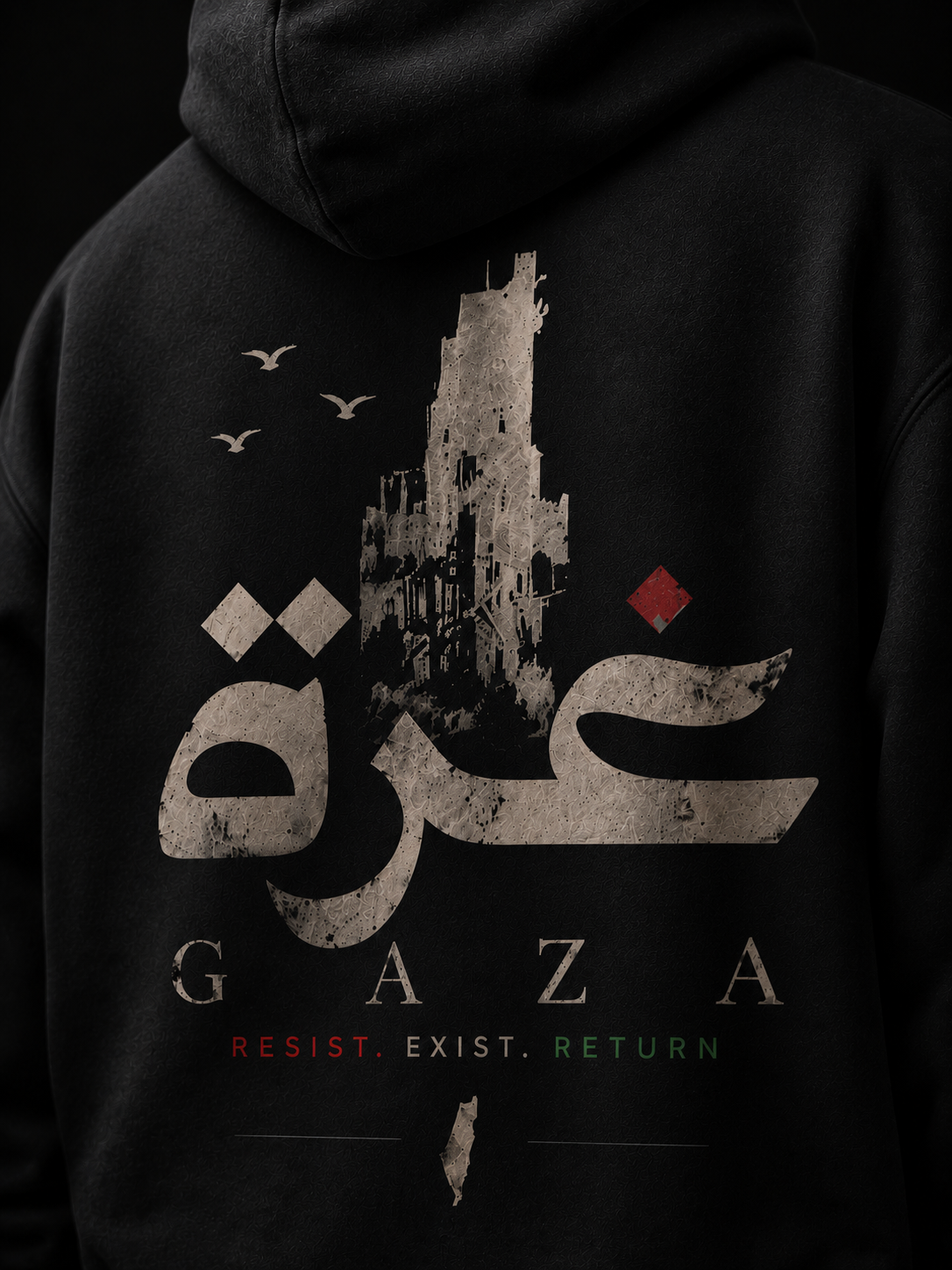 From the Ashes Oversized Hooded Sweatshirt