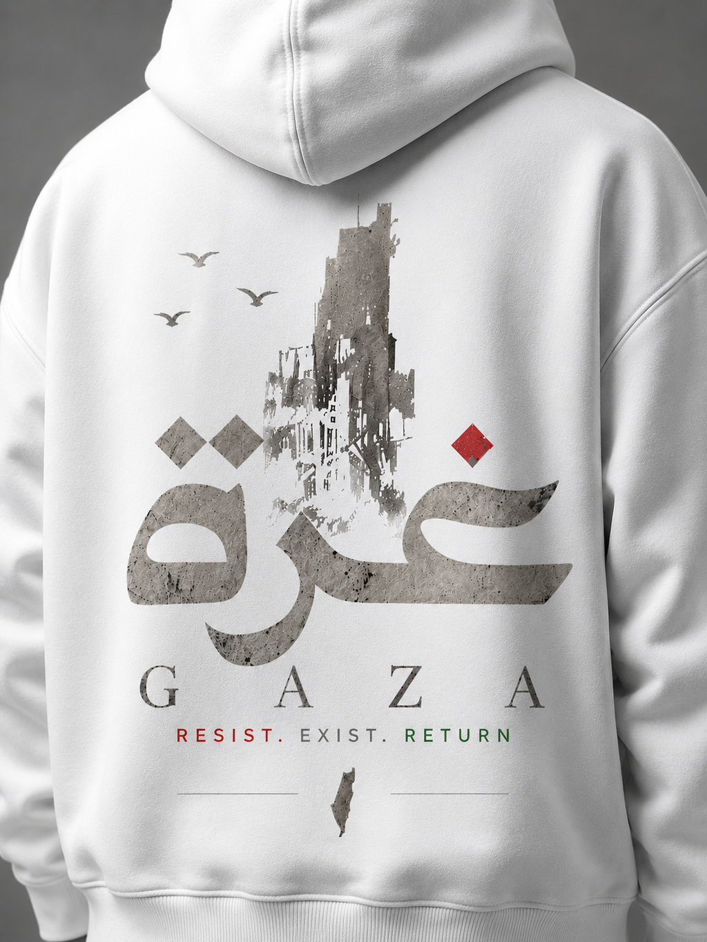 From the Ashes Oversized Hooded Sweatshirt