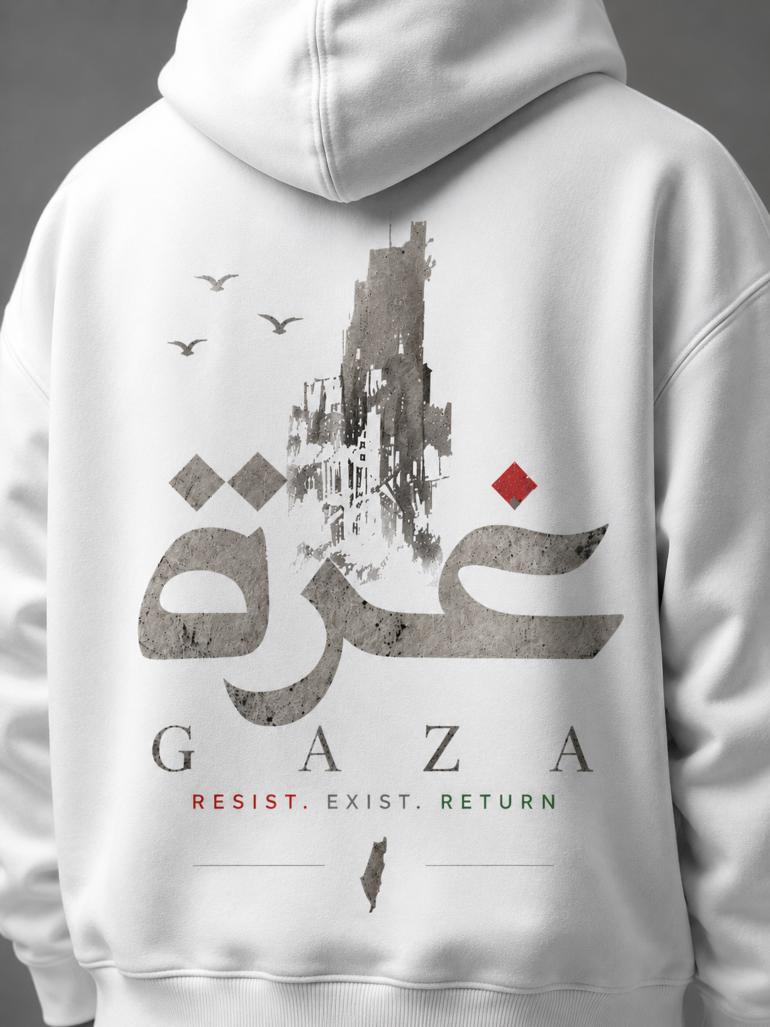From the Ashes Oversized Hooded Sweatshirt