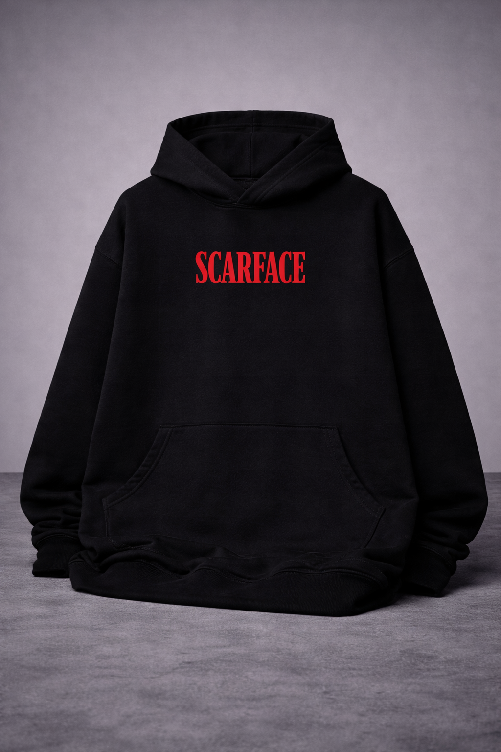 Scarface Oversized Hooded Sweatshirt