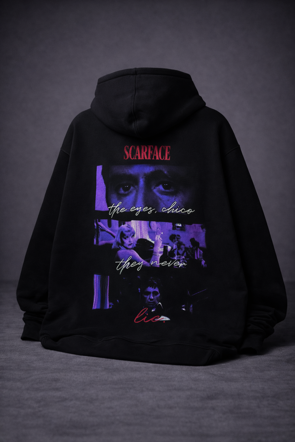 Scarface Oversized Hooded Sweatshirt