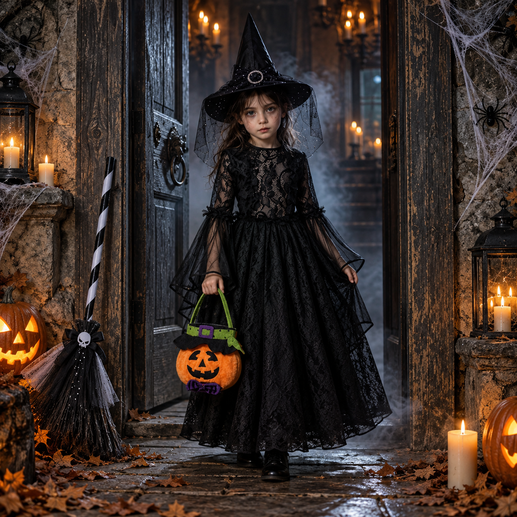 The Midnight Witch — Kids Halloween Costume