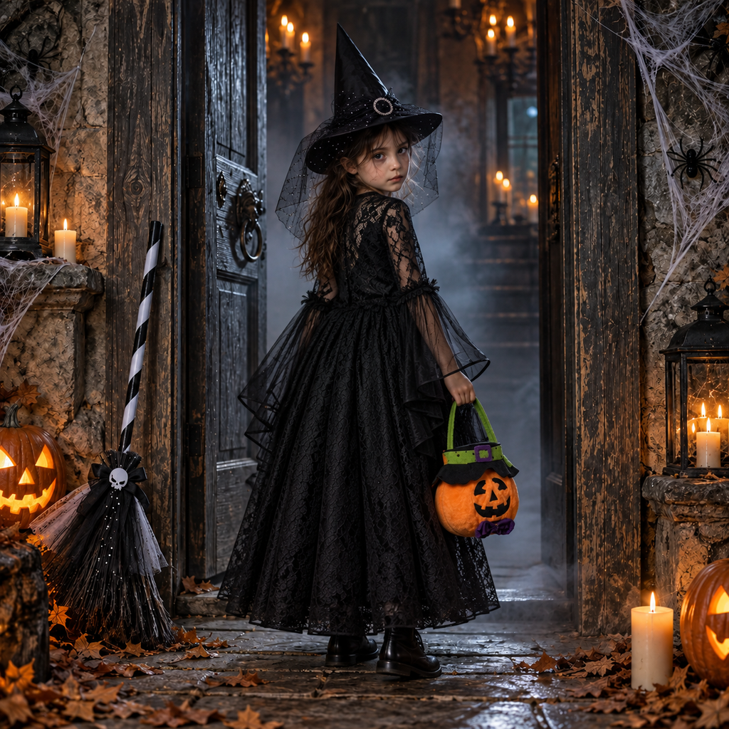 The Midnight Witch — Kids Halloween Costume