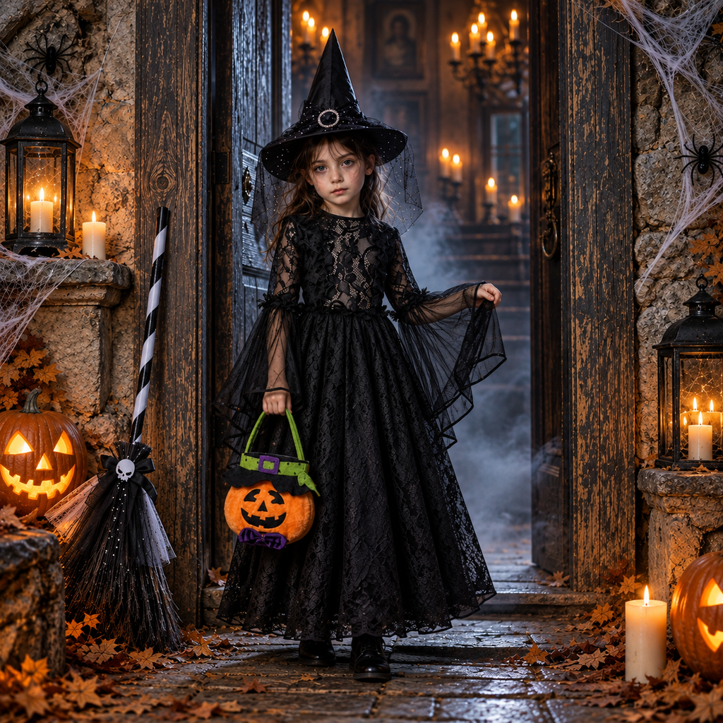 The Midnight Witch — Kids Halloween Costume