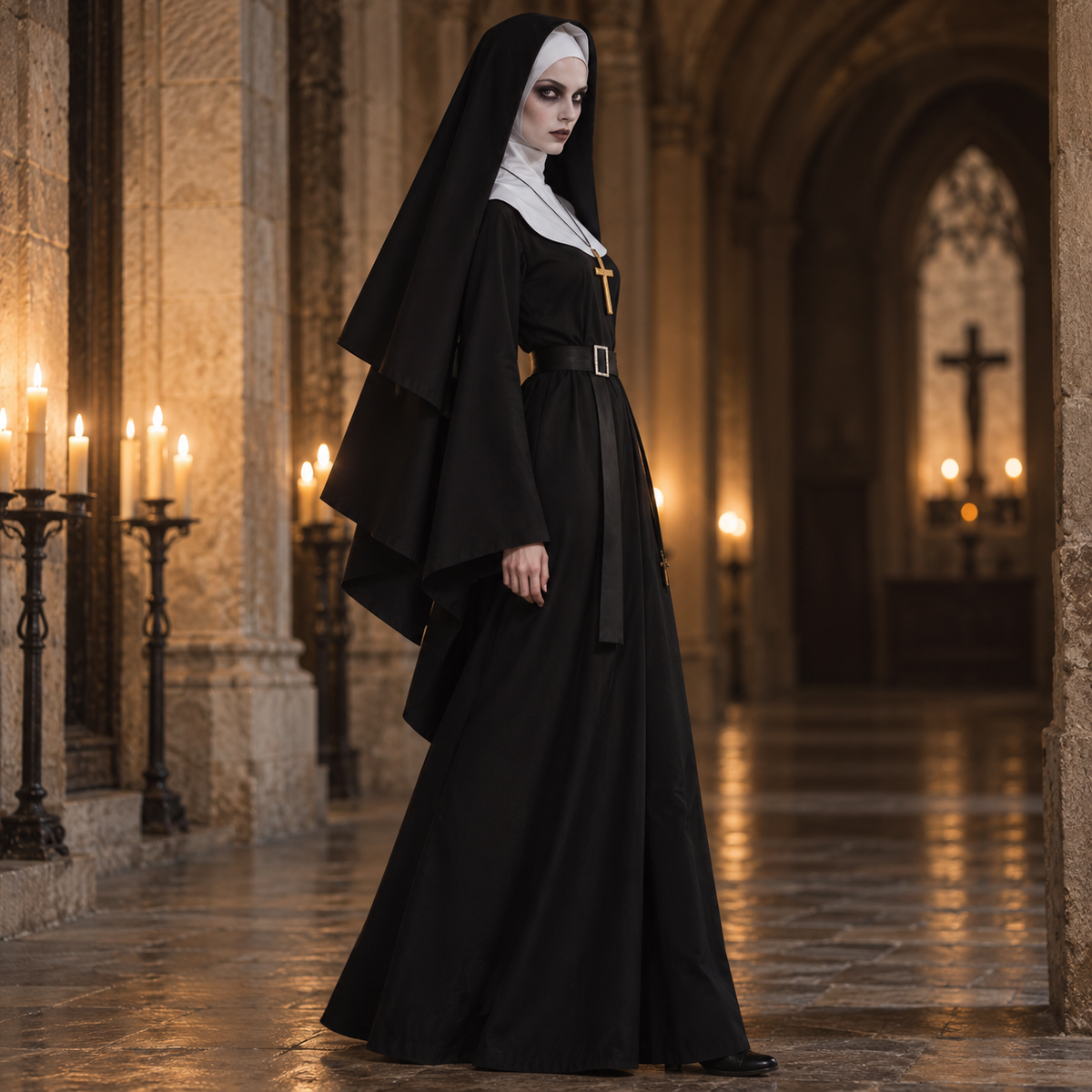 The Haunted Sister — Horror Nun Costume