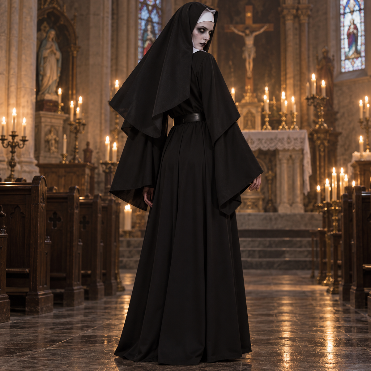 The Haunted Sister — Horror Nun Costume