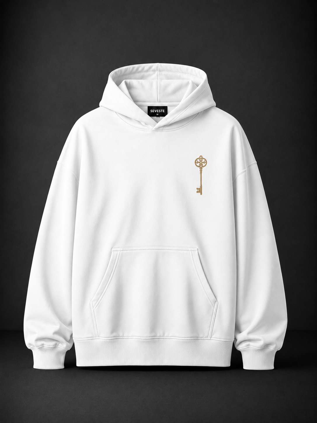 Key Of Return Oversized Hooded Sweatshirt