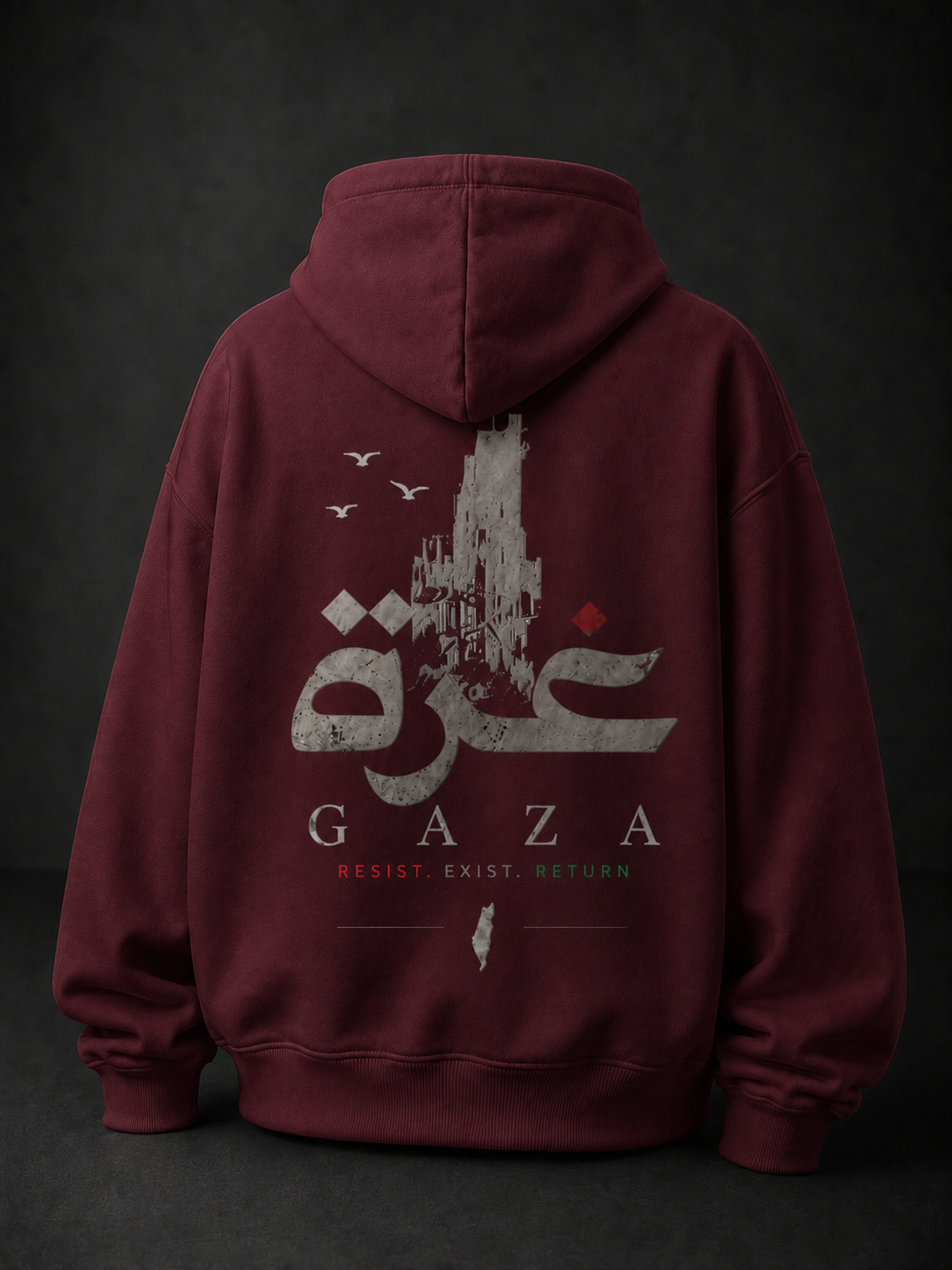 From the Ashes Oversized Hooded Sweatshirt