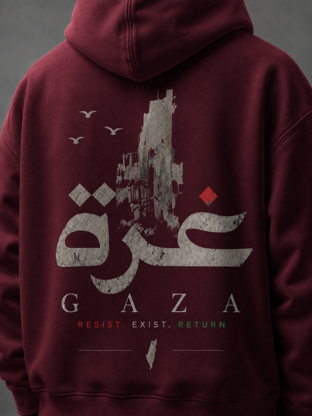 From the Ashes Oversized Hooded Sweatshirt