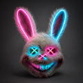 The Killer Bunny — LED Horror Mask