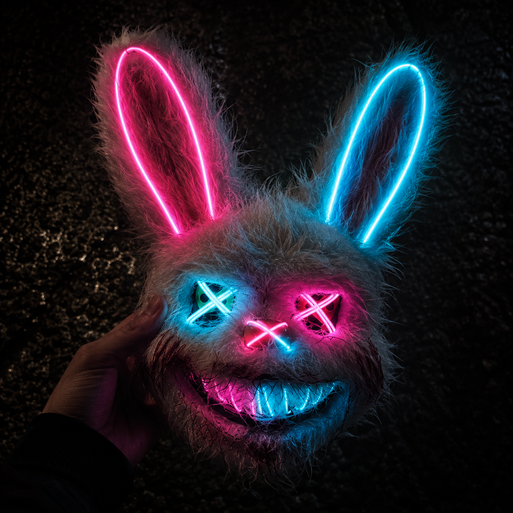 The Killer Bunny — LED Horror Mask