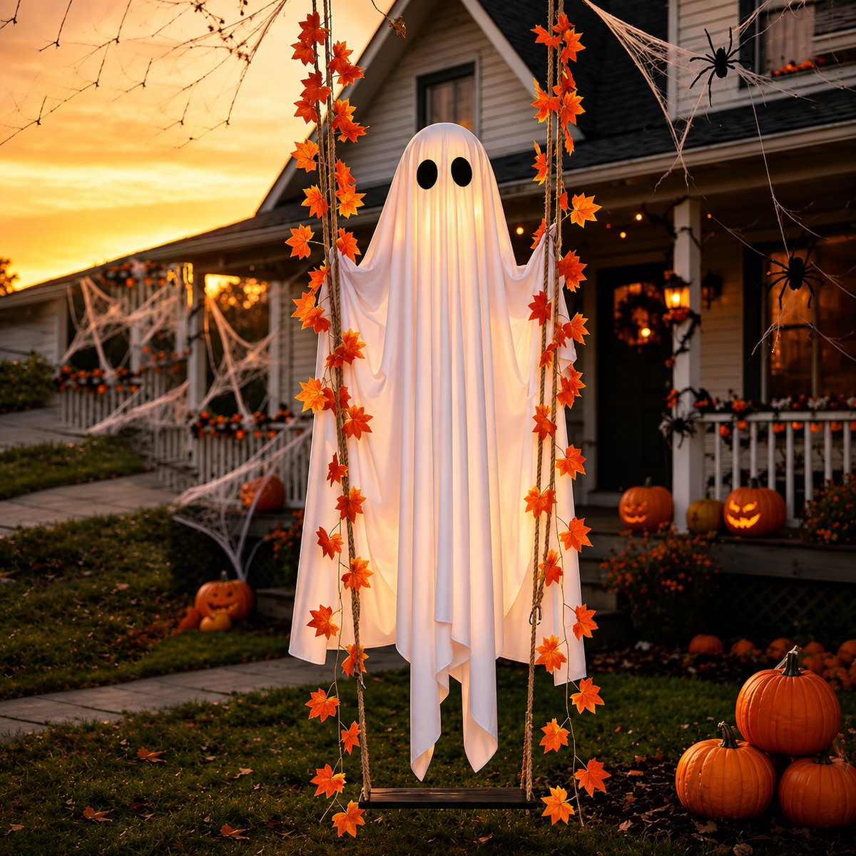 The Swinging Spirit — Halloween Outdoor Decoration