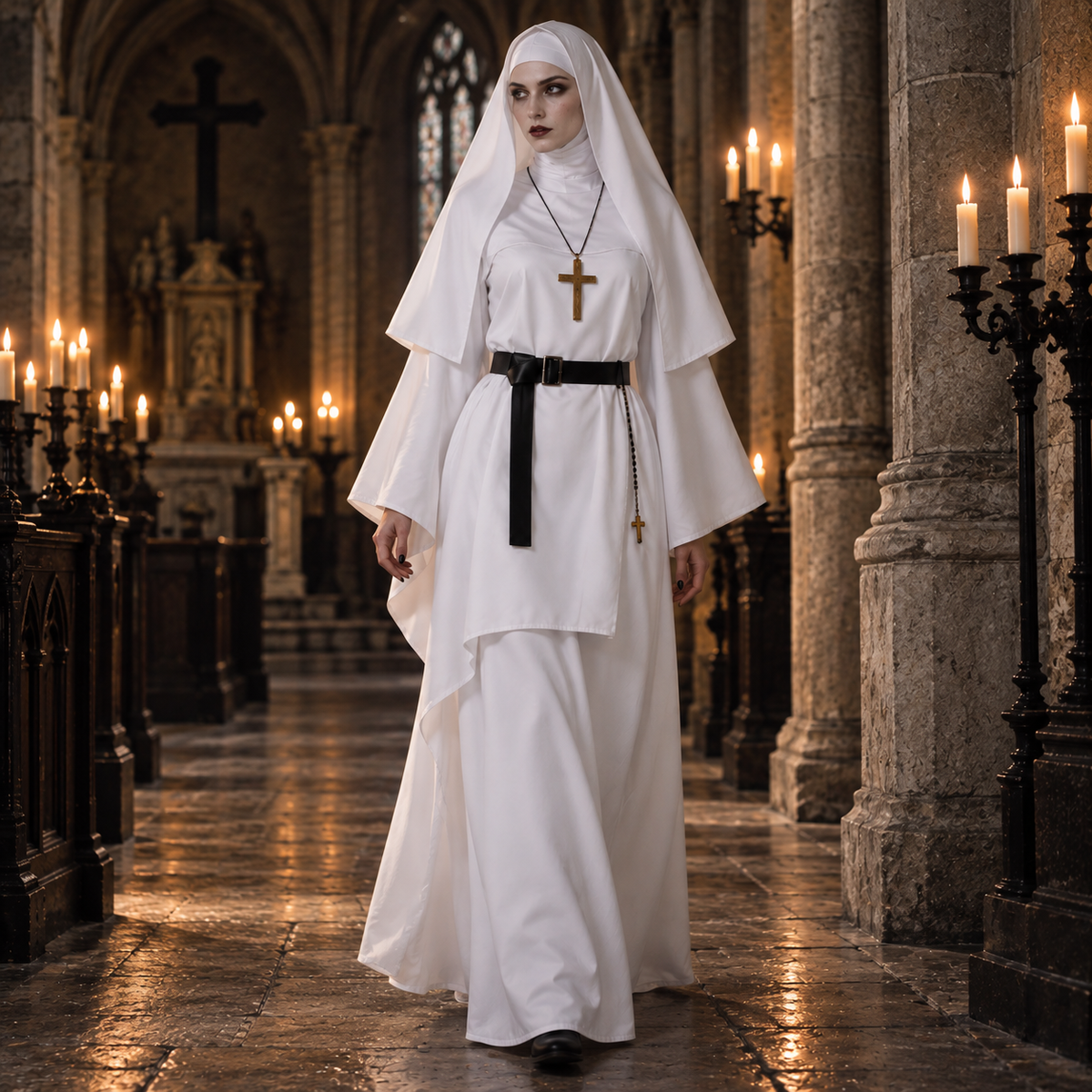 The Haunted Sister — Horror Nun Costume