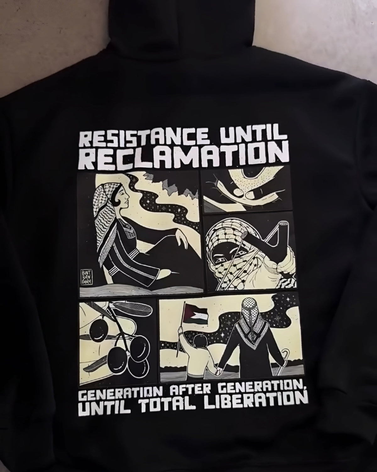 Liberation Oversized Hooded Sweatshirt