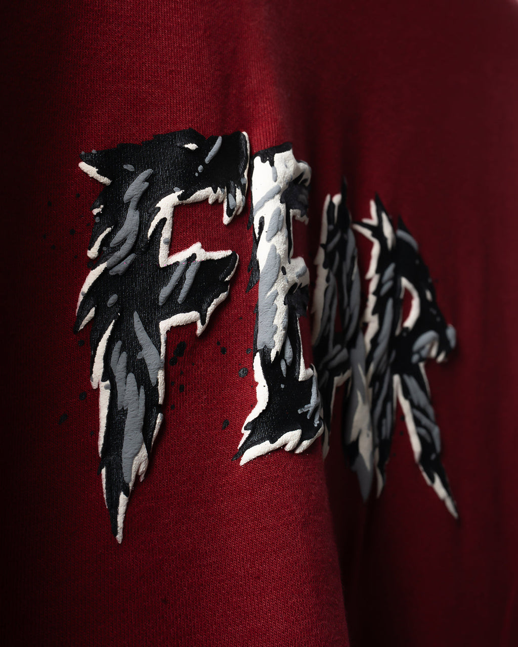 Red Wolf Oversized Tee