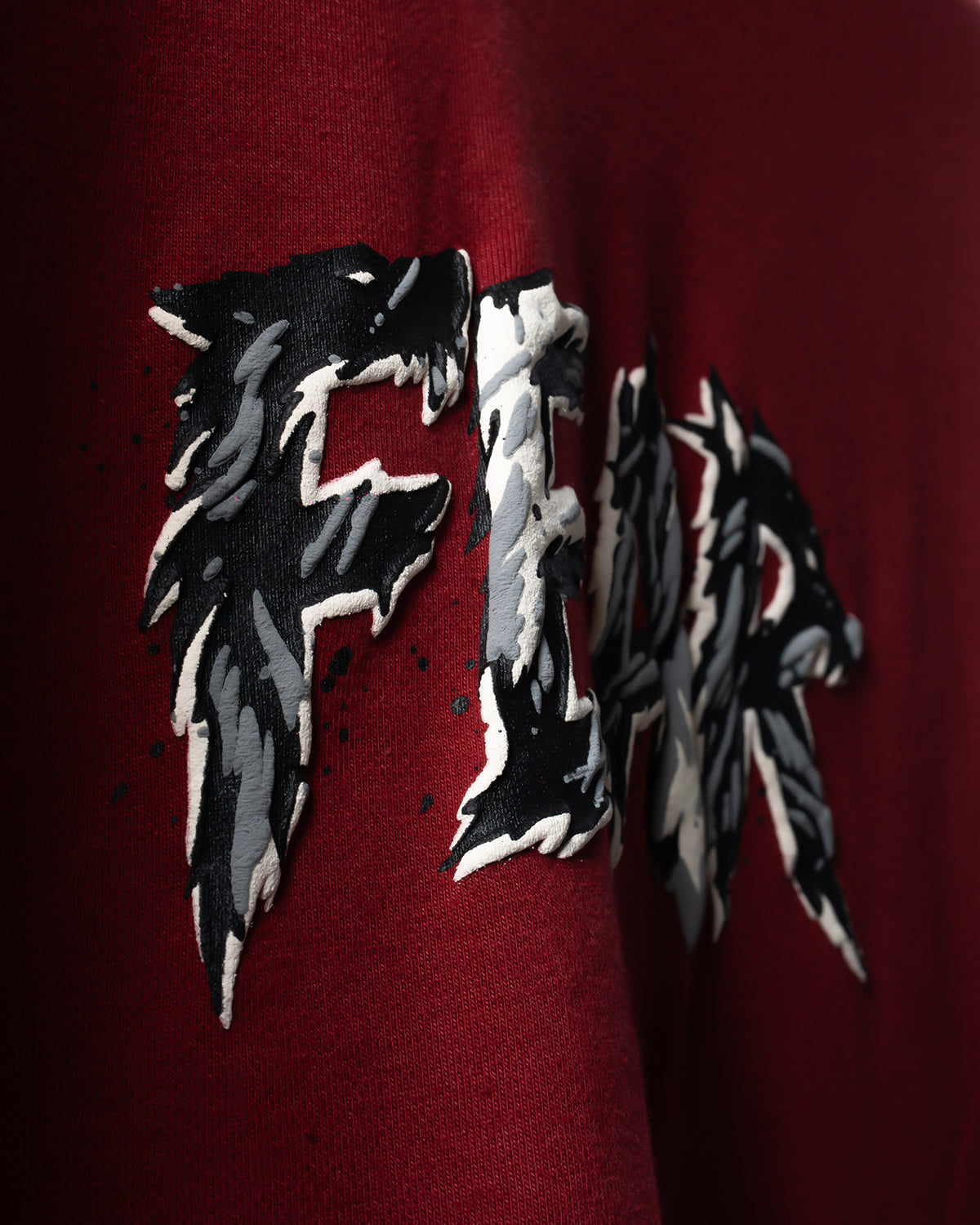 Red Wolf Oversized Tee