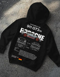 911 Porsche Oversized Hooded Sweatshirt