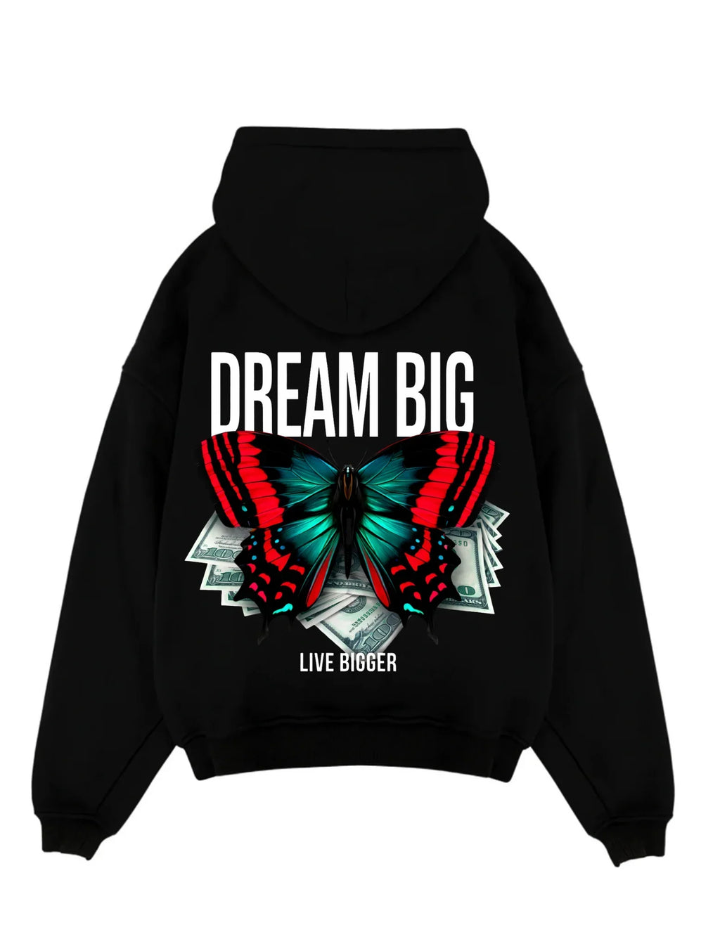 Dream Big Oversized Hooded Sweatshirt