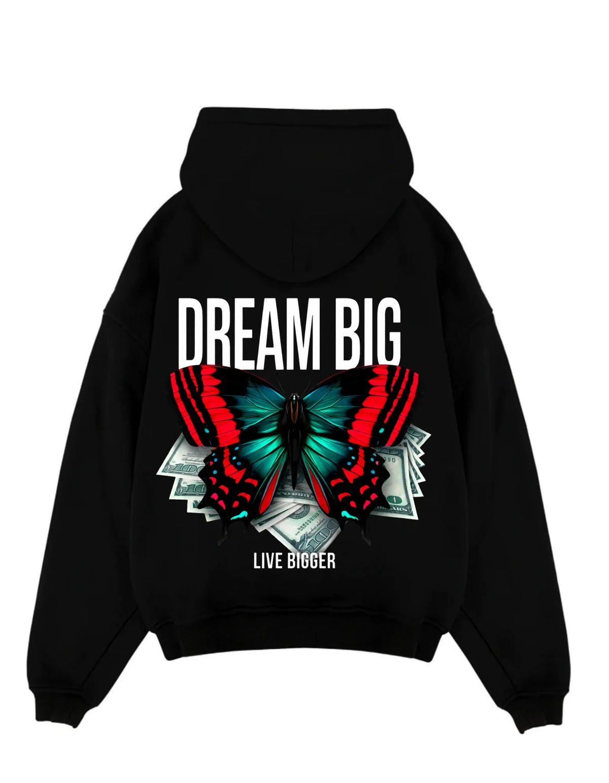Dream Big Oversized Hooded Sweatshirt