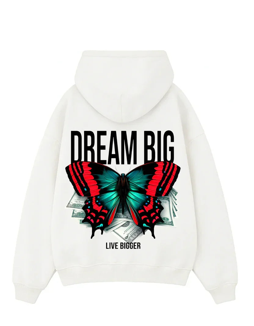 Dream Big Oversized Hooded Sweatshirt