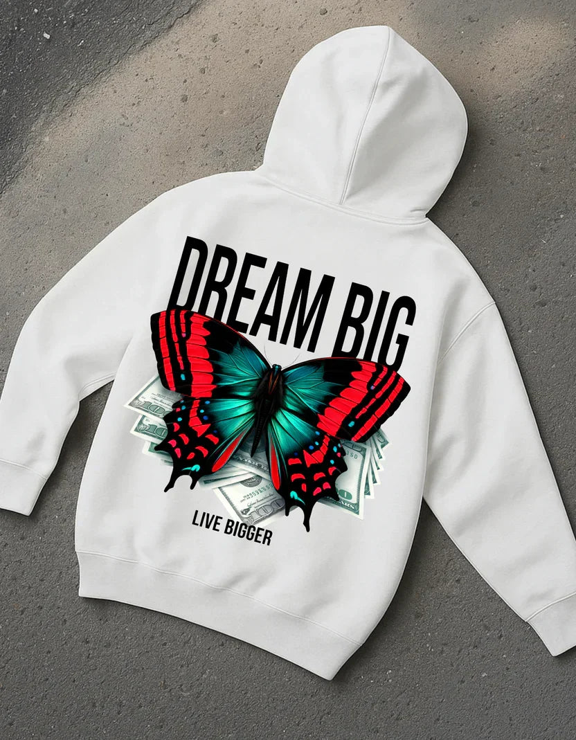 Dream Big Oversized Hooded Sweatshirt