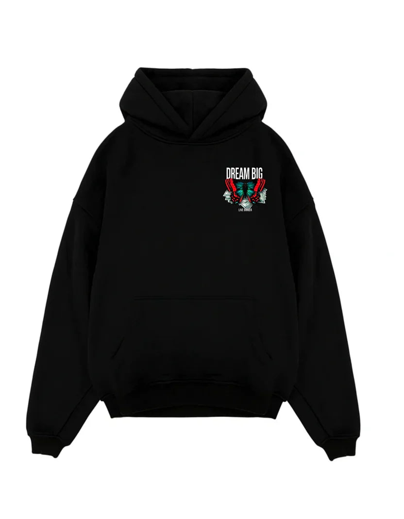Dream Big Oversized Hooded Sweatshirt