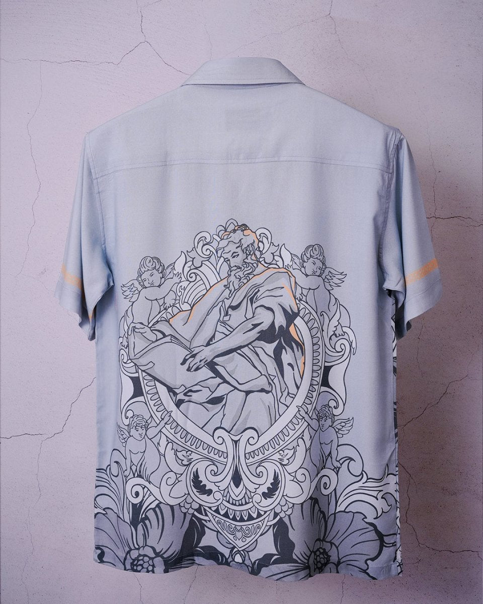 Greek Art Graphic Relaxed Fit Shirt