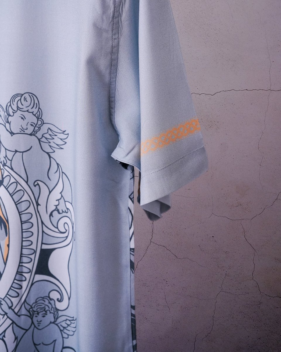Greek Art Graphic Relaxed Fit Shirt