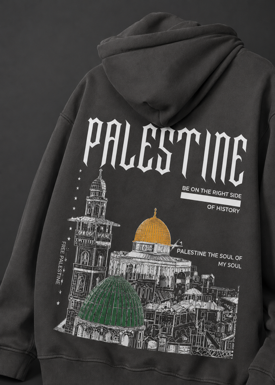 Be On The Right Side of History Oversized Hooded Sweatshirt