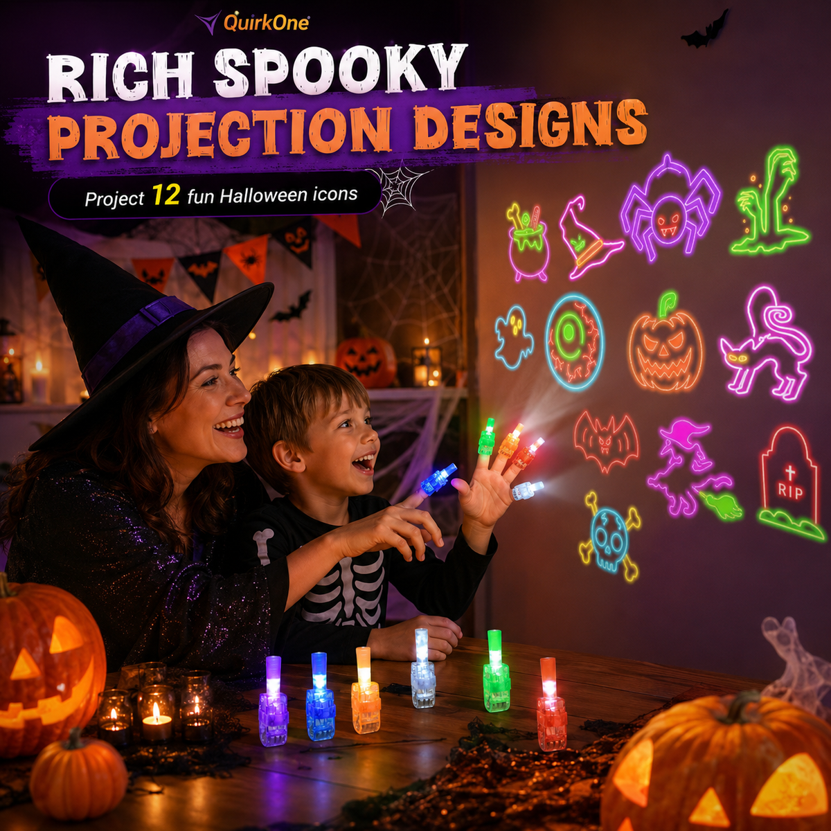 The Spooky Beam — Halloween Finger Lights