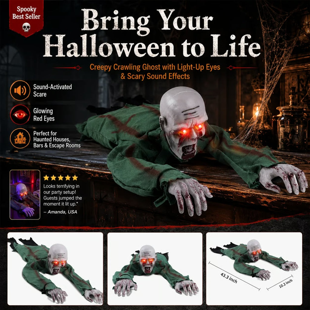 The Crawling Dead — Motion Activated Zombie