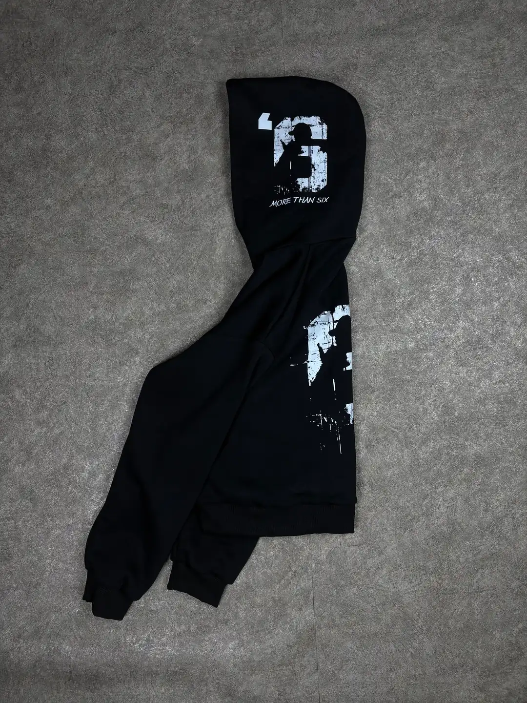 More Than Six Oversized Hooded Sweatshirt