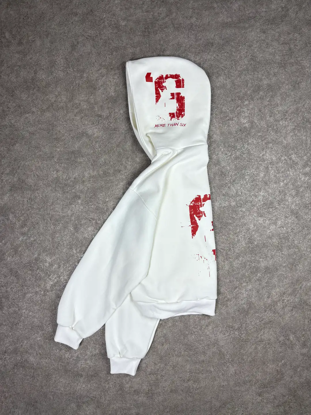 More Than Six Oversized Hooded Sweatshirt