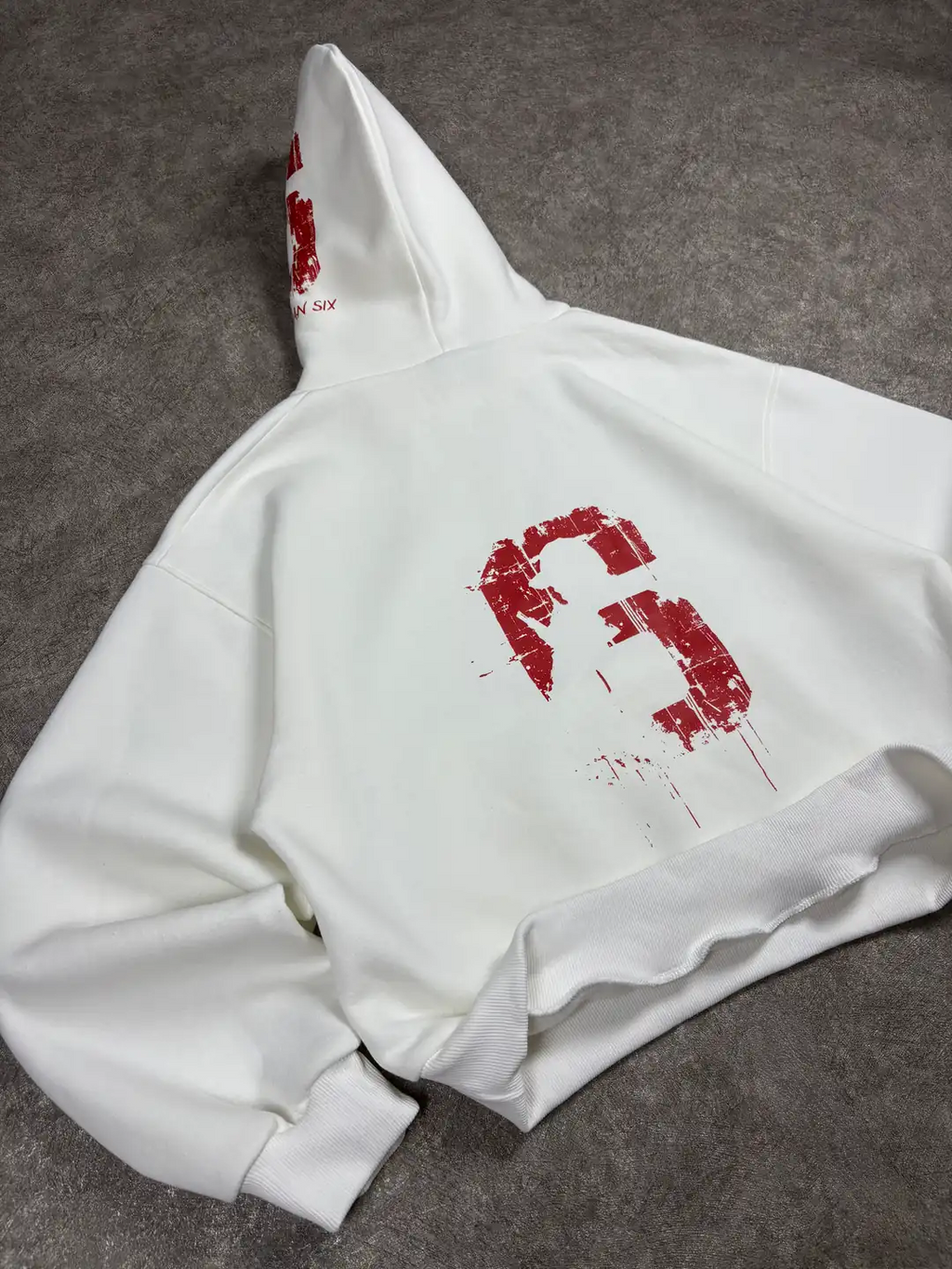 More Than Six Oversized Hooded Sweatshirt