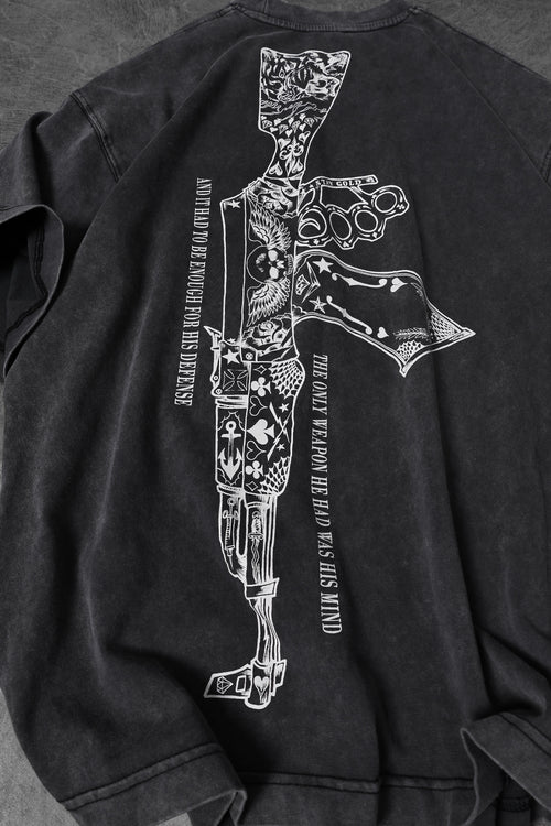 AK47 - Washed Oversized Tee