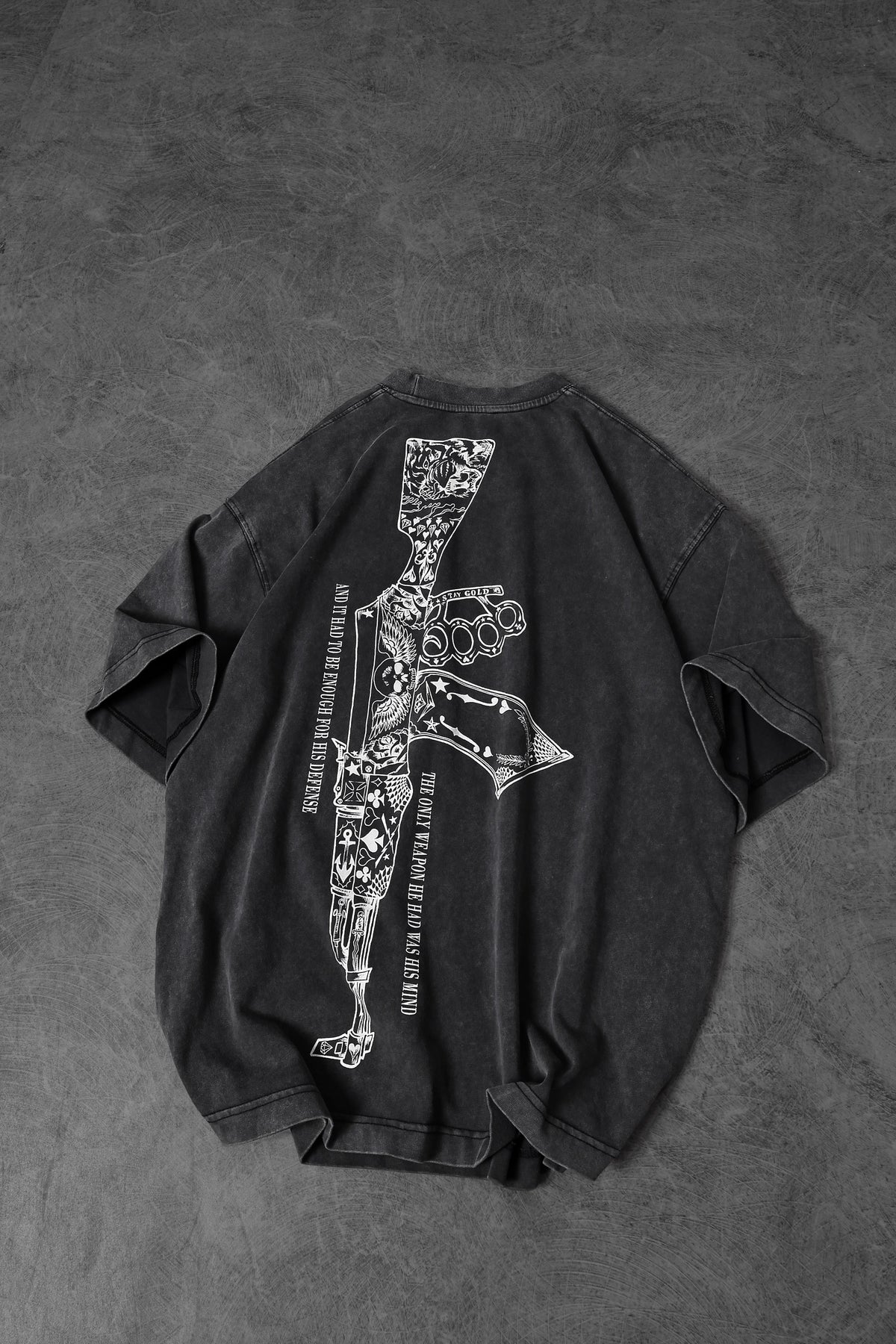 AK47 - Washed Oversized Tee