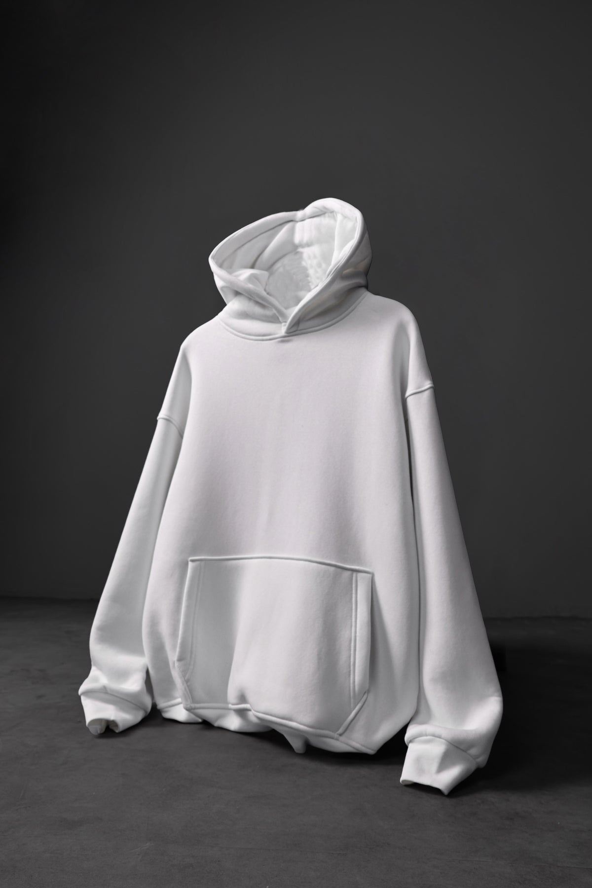 Plain Classic Oversized Hooded Sweatshirt