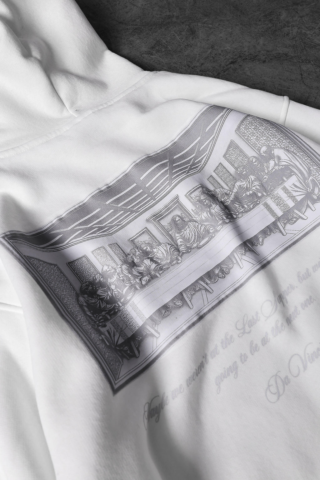 Da Vinci Oversized Hooded Sweatshirt