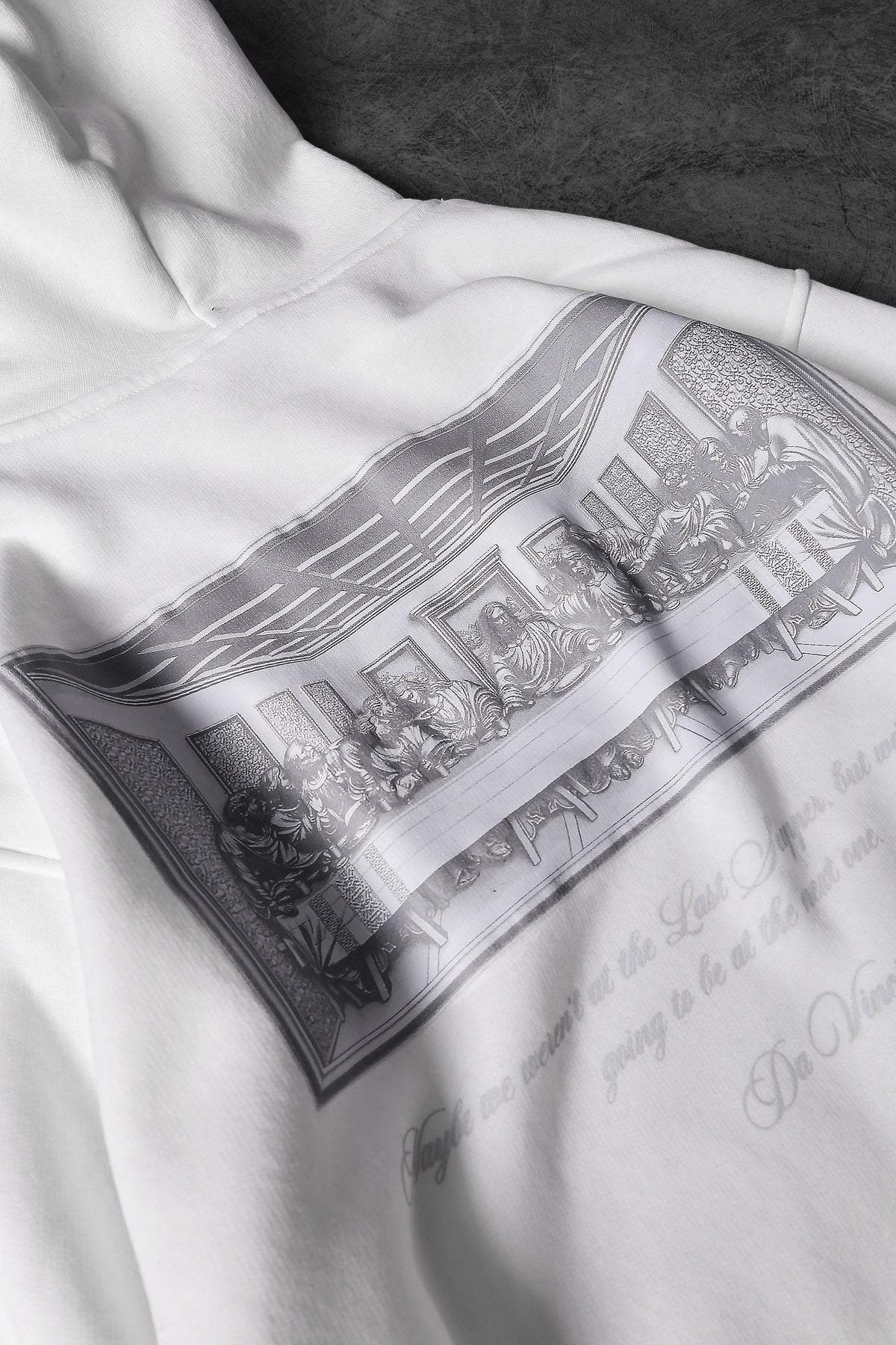 Da Vinci Oversized Hooded Sweatshirt